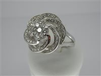 Anello Chimento Donna Fleur Rosette in Oro bianco Diamante 0.42 Ct 1A06183BB5140-14 - 1A06183BB5140-14